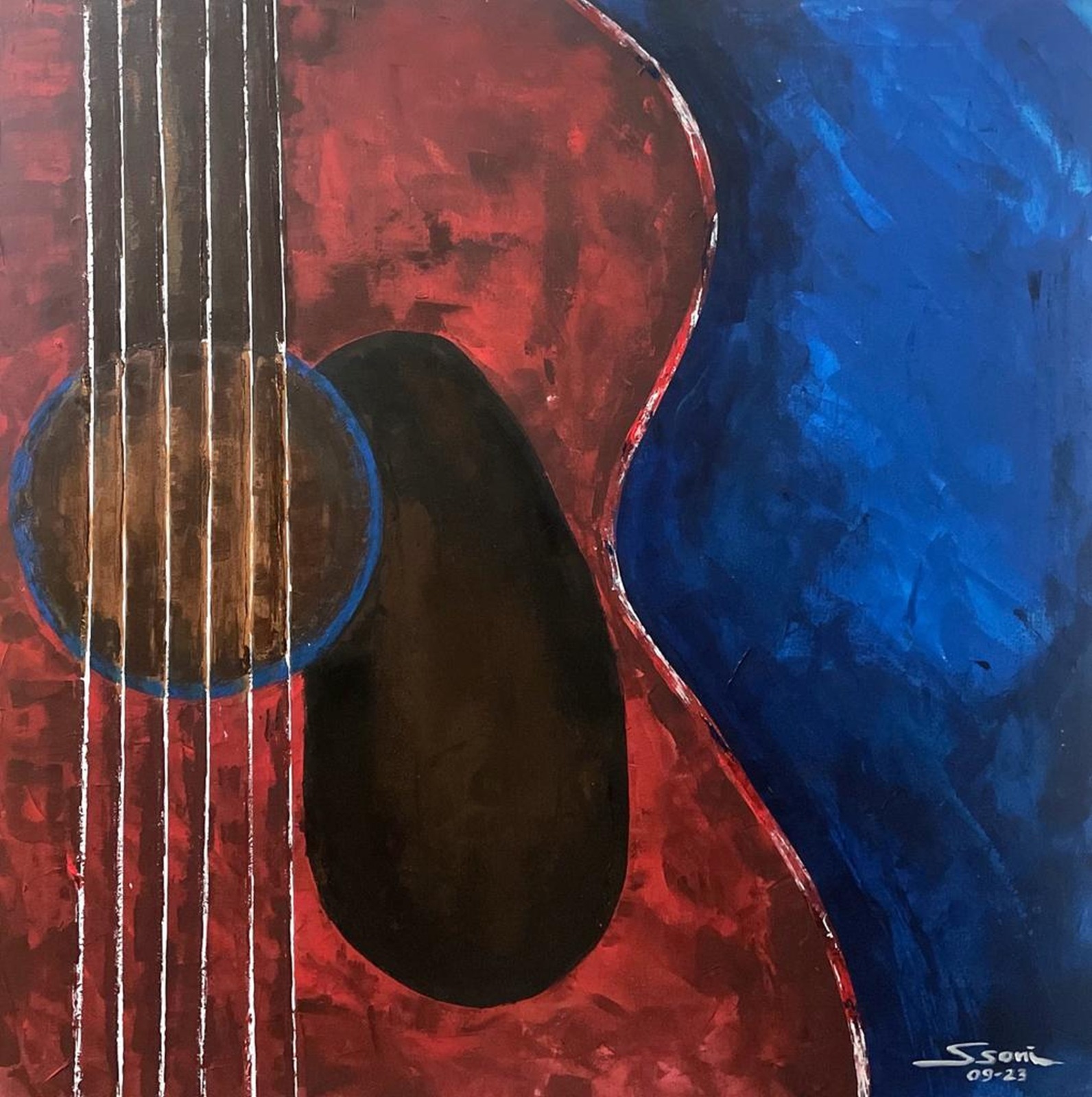 Caught In The Blue Single