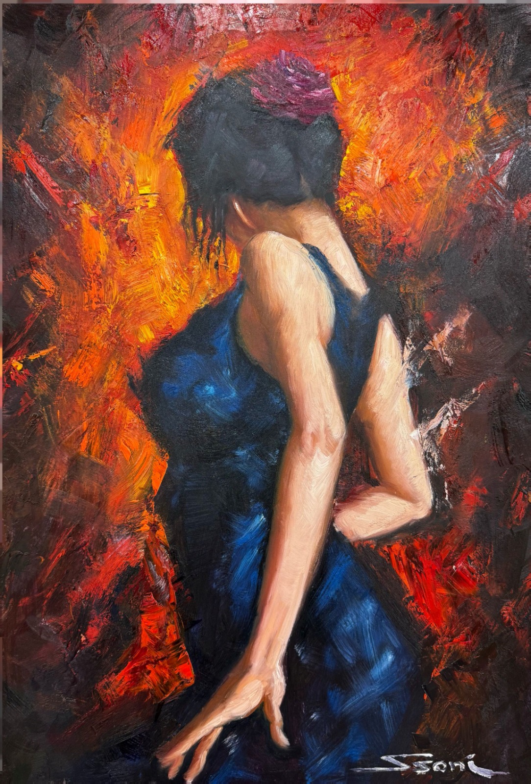 Flamenco Dancer Single Oil