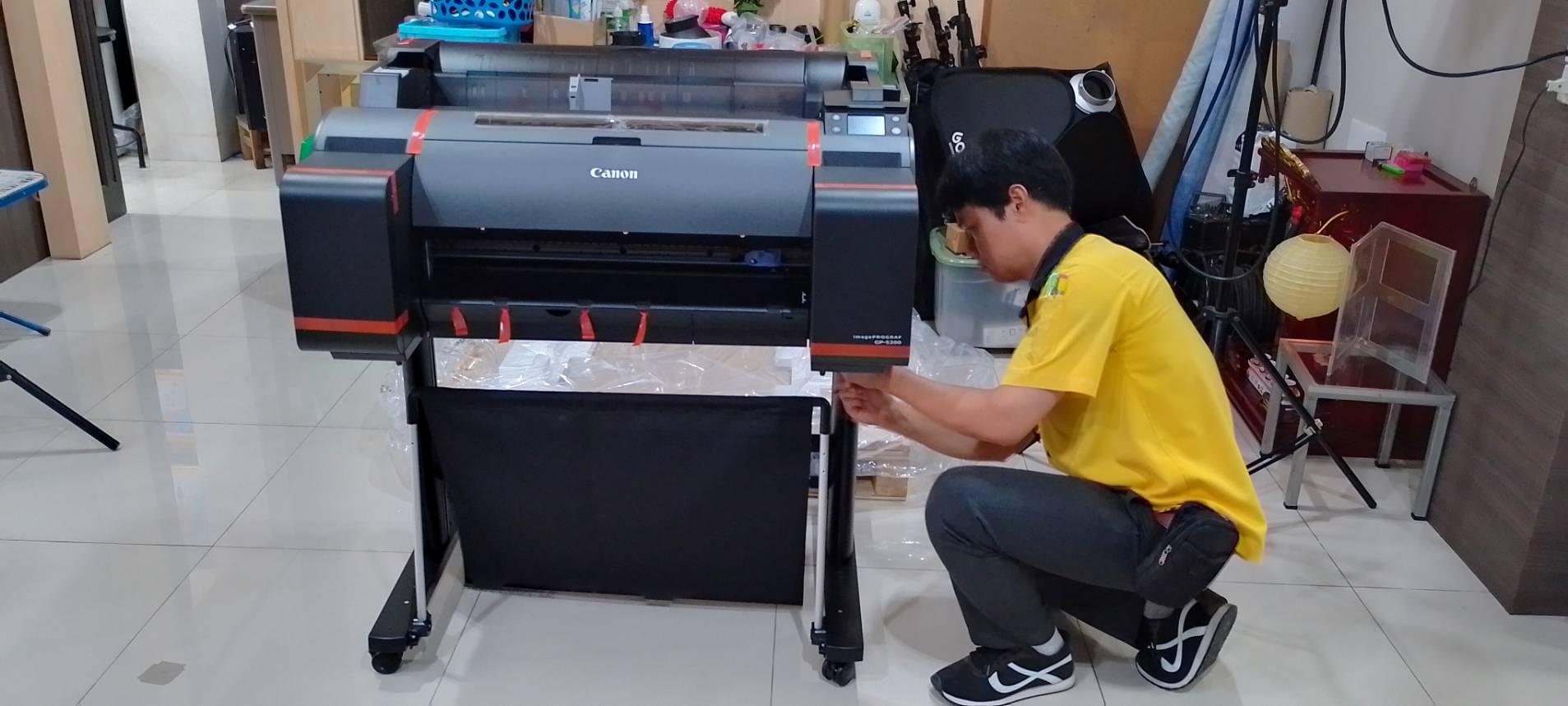 บริการติดตั้งเครื่องพิมพ์ขนาดใหญ่