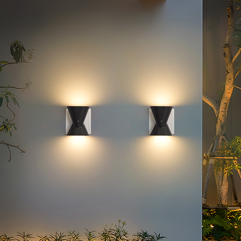 LED night light with switchable color temperature (3000K/5000K).