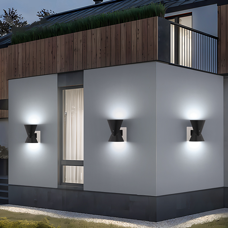 LED night light with switchable color temperature (3000K/5000K).