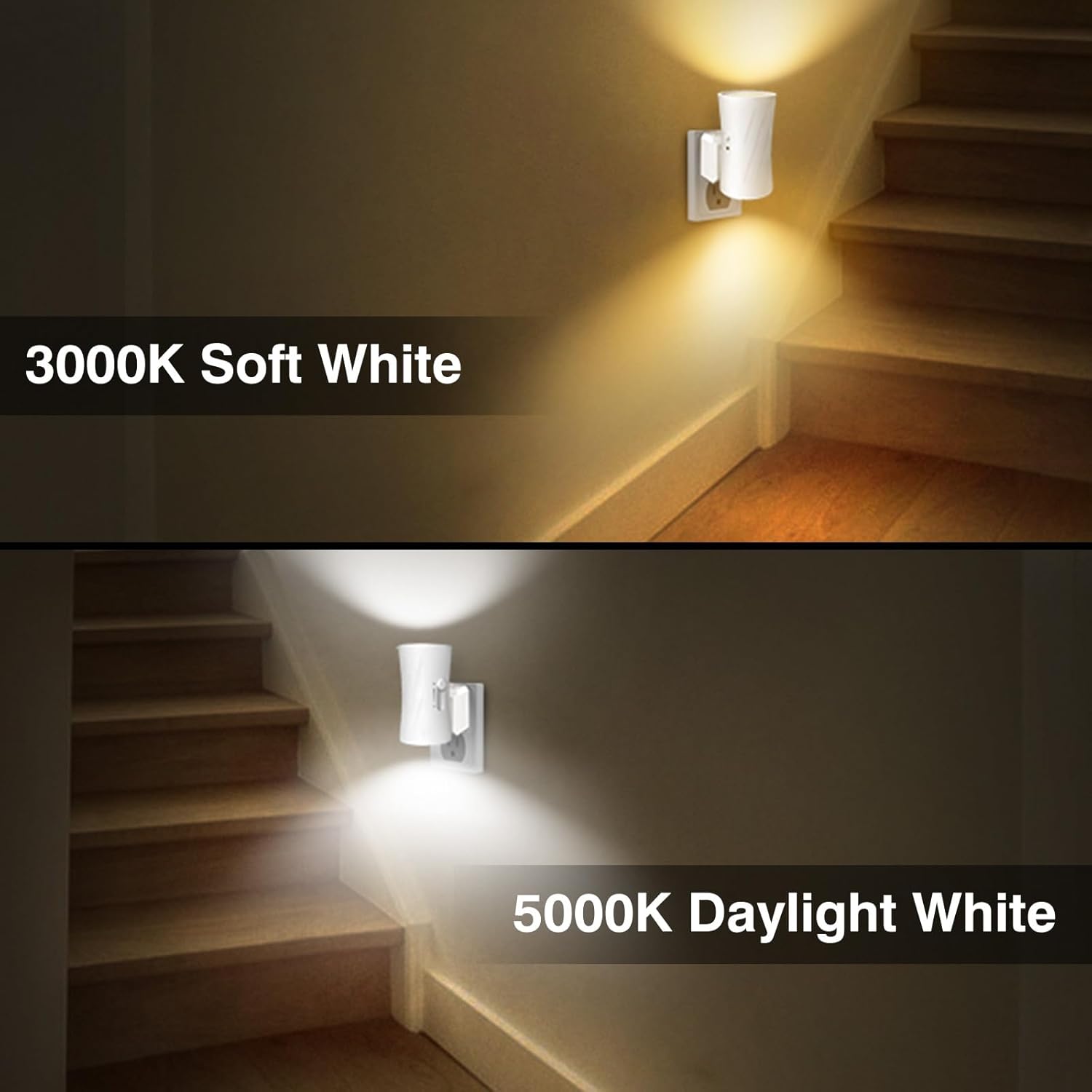 LED night light, plug-in night light