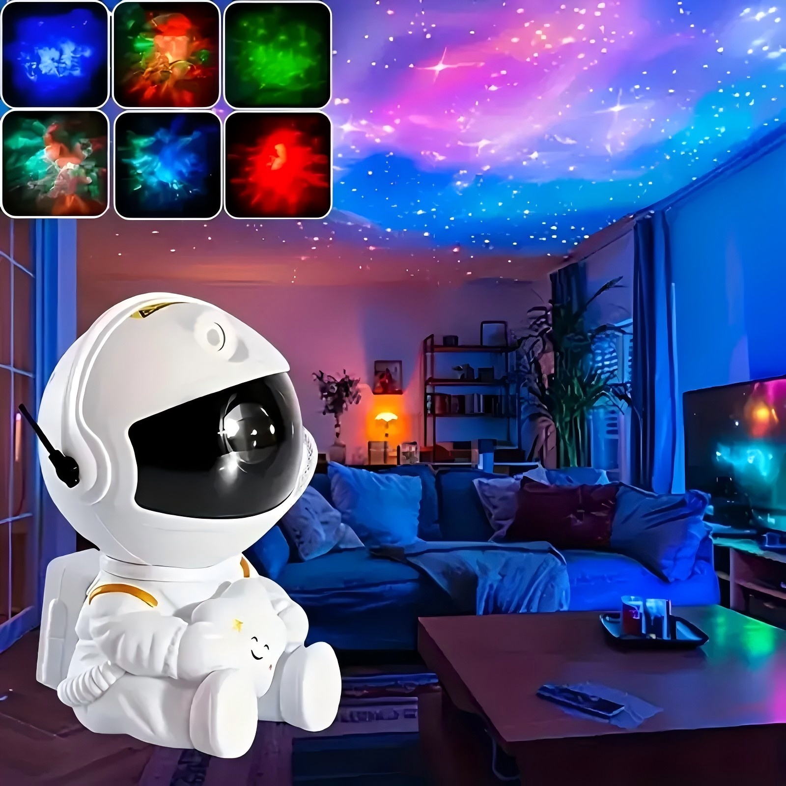 Astronaut projector, starry sky projector