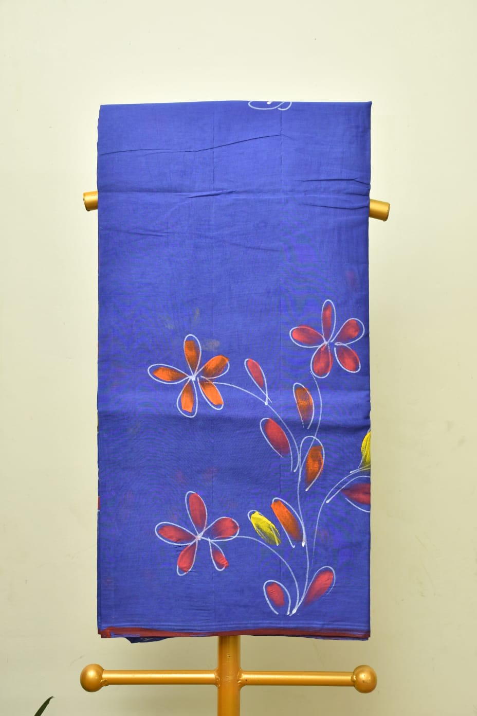 Blue Floral Saree