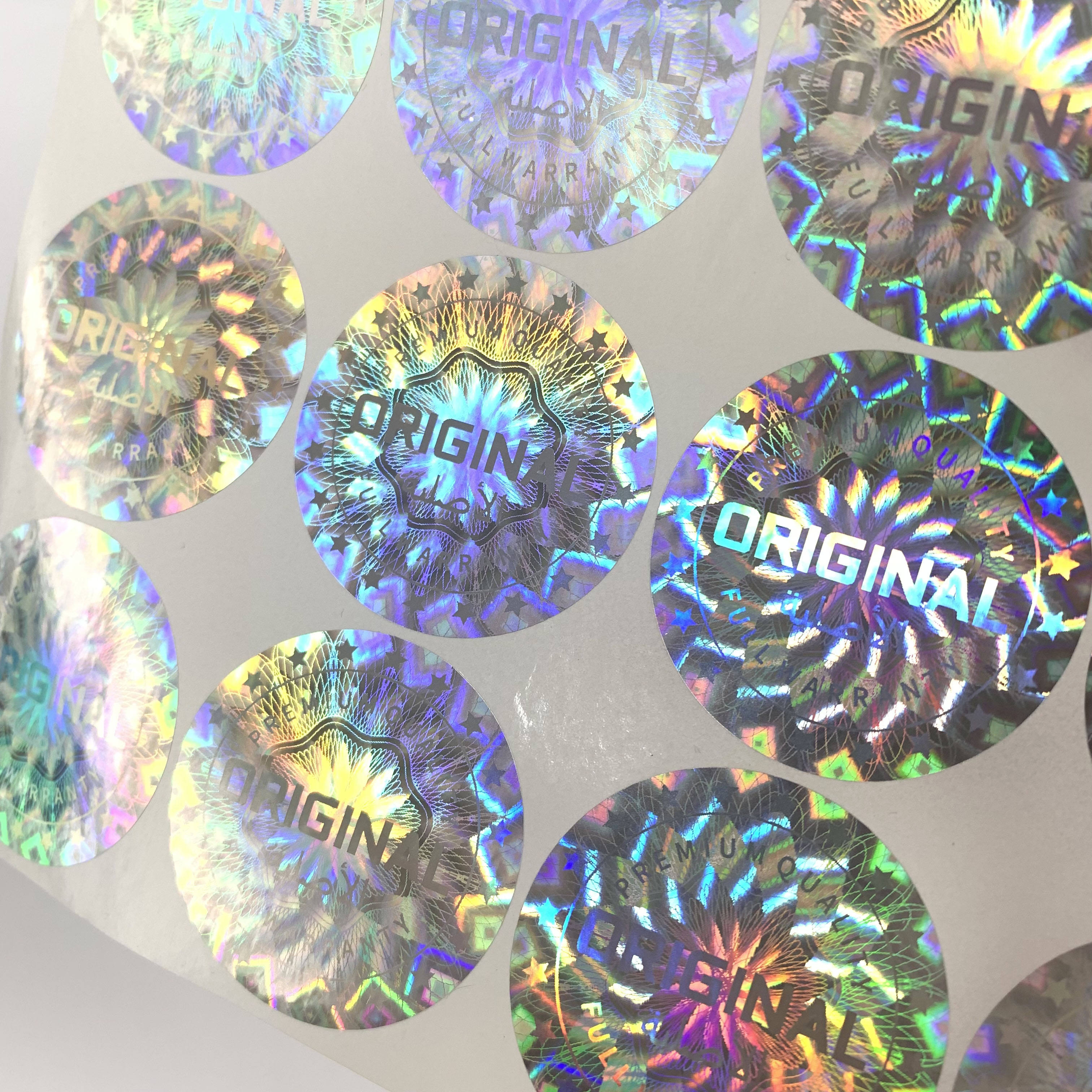 Round Holographic Stickers