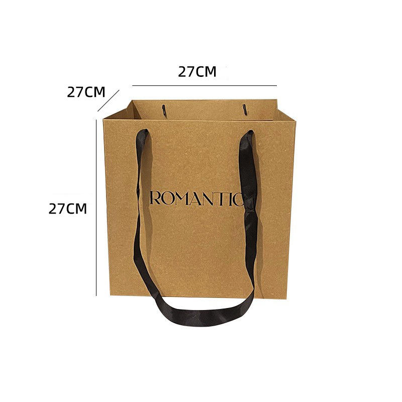 Stylish drawstring paper bag
