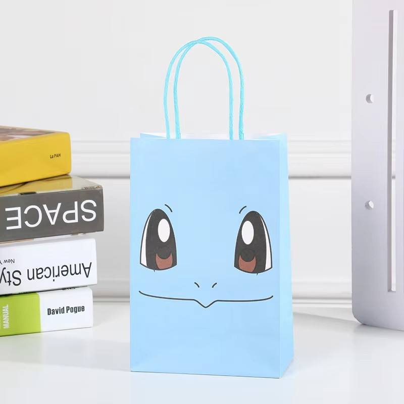 Cute cartoon kraft paper bags