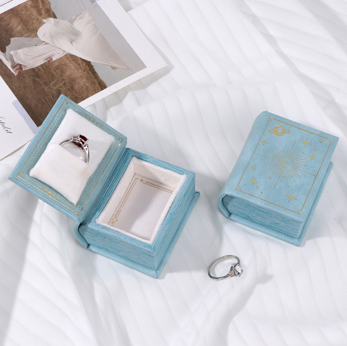 Book-Shaped Jewelry Gift Box