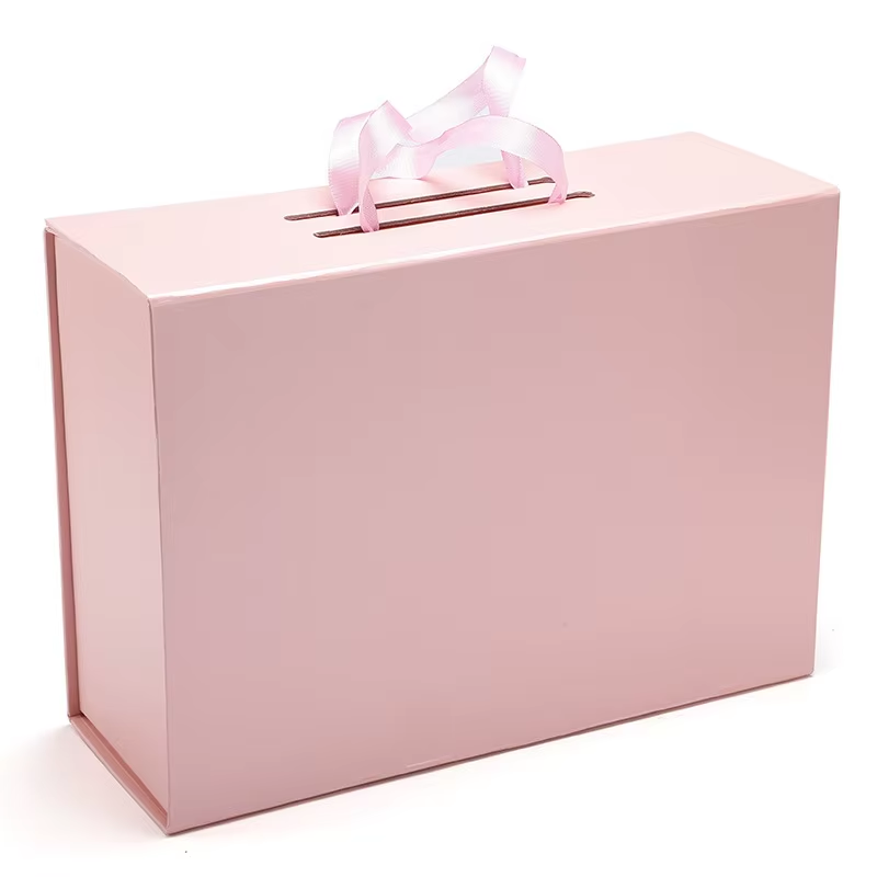  Magnetic Pink Black Packaging Gift Box