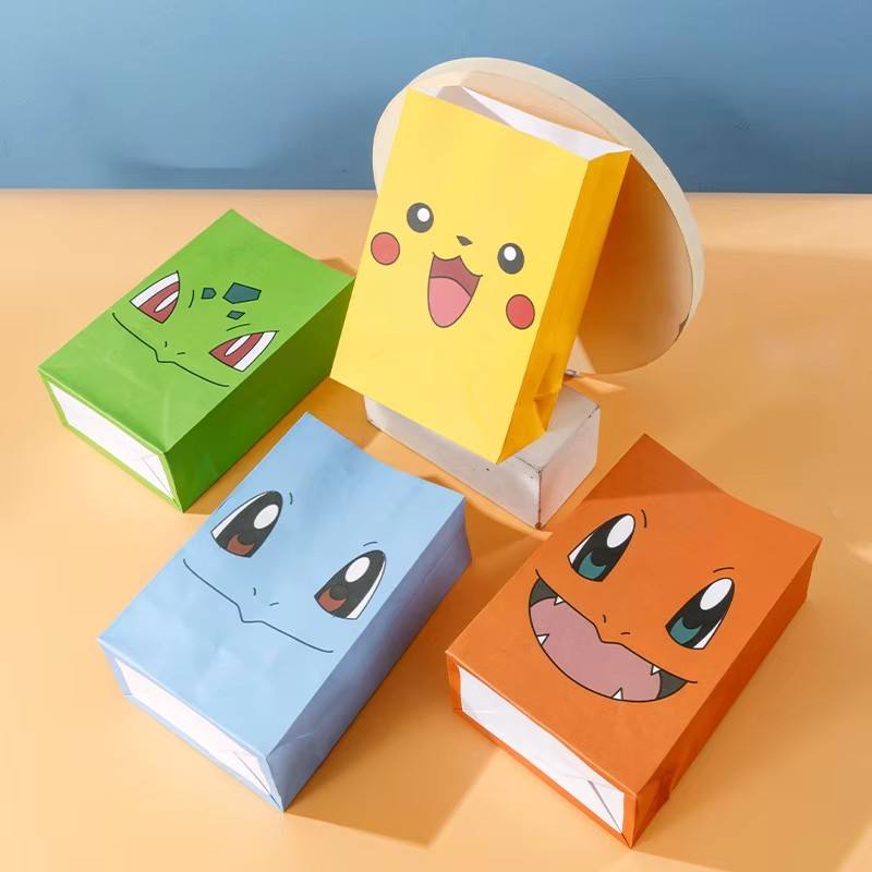 Cute cartoon kraft paper bags