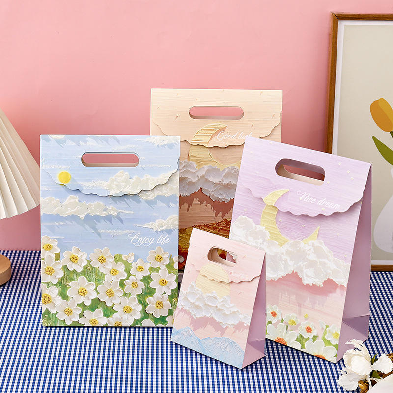 Floral Paper Gift Bag 