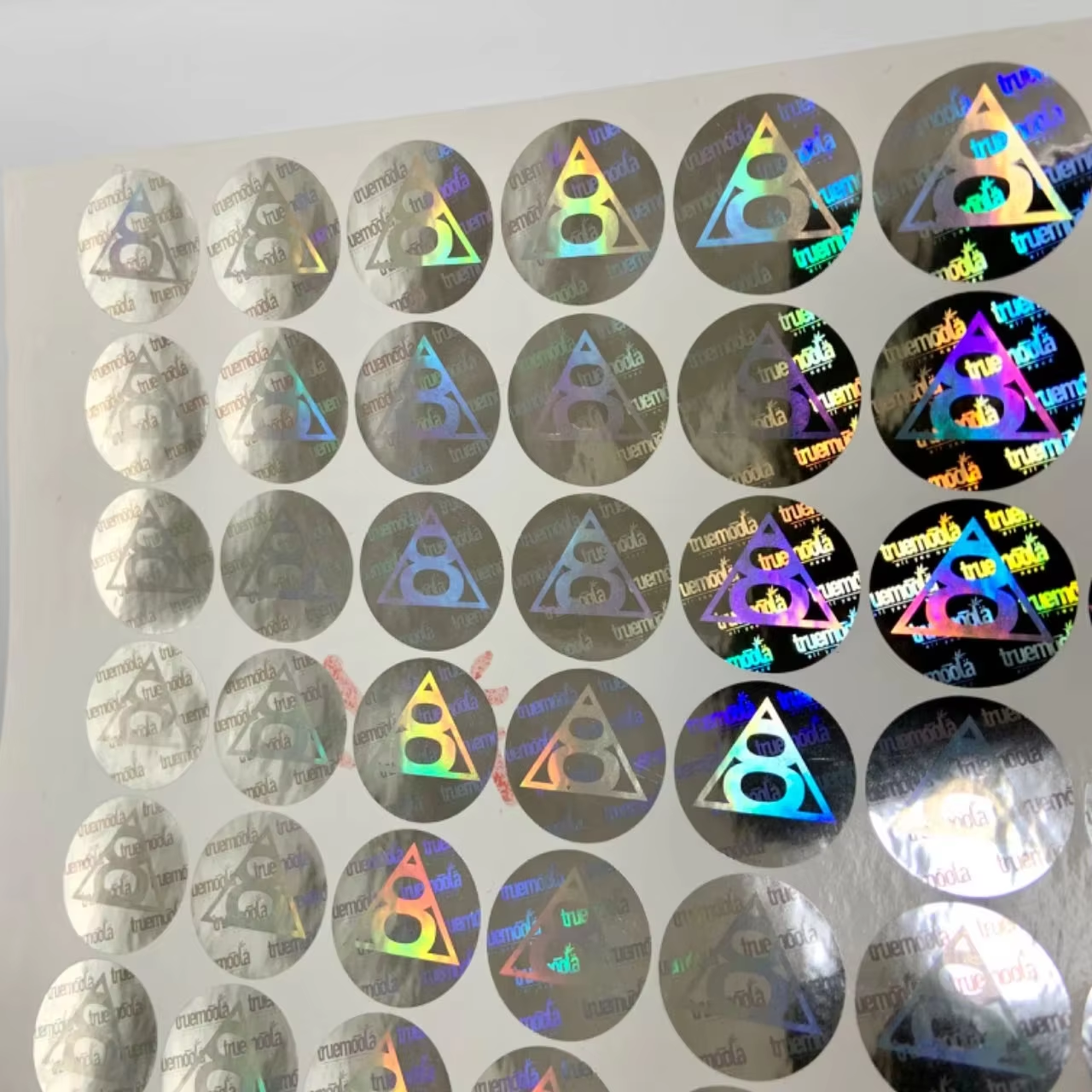 Security Label, Customized Logo, Waterproof Holographic Sticker