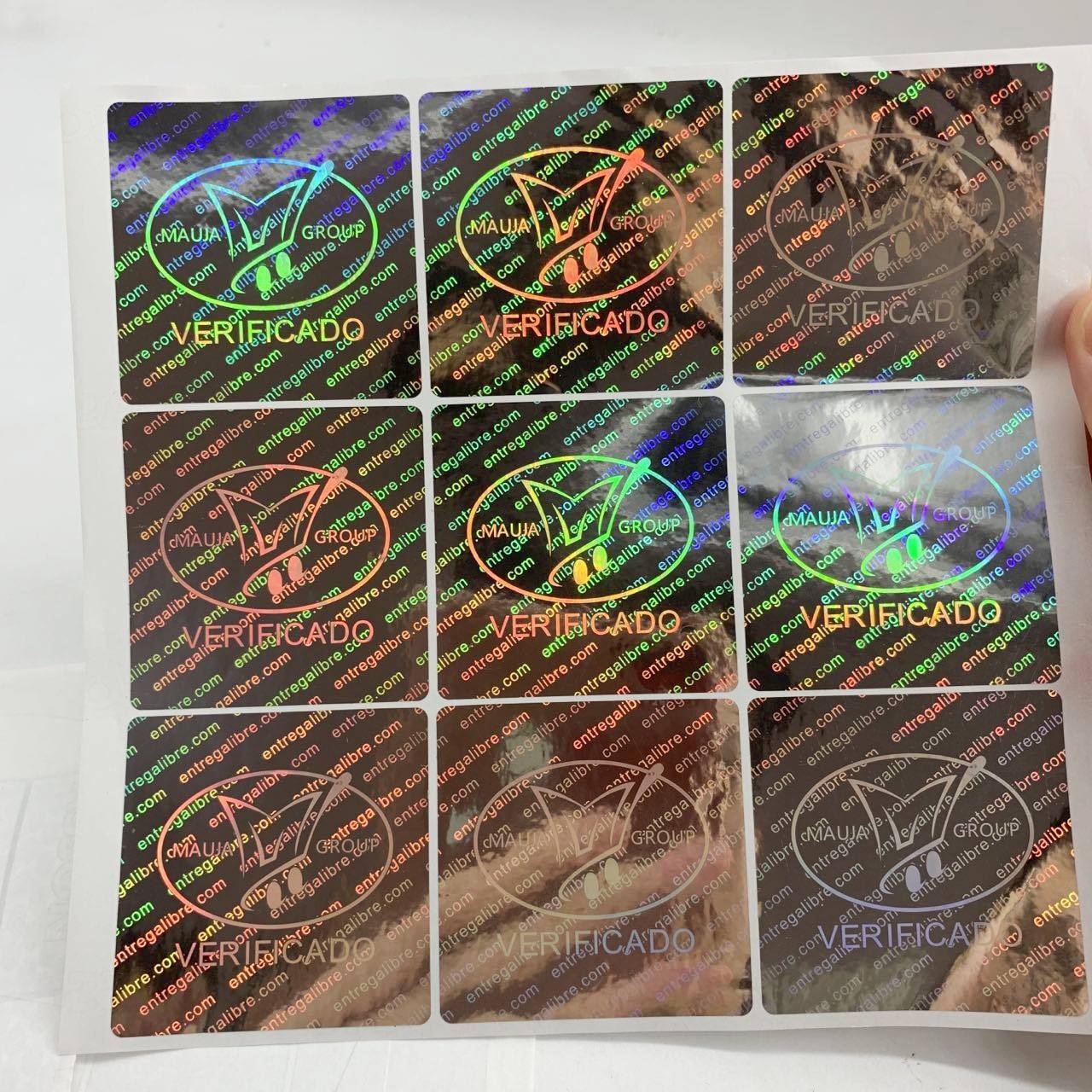 Holographic Verification Stickers