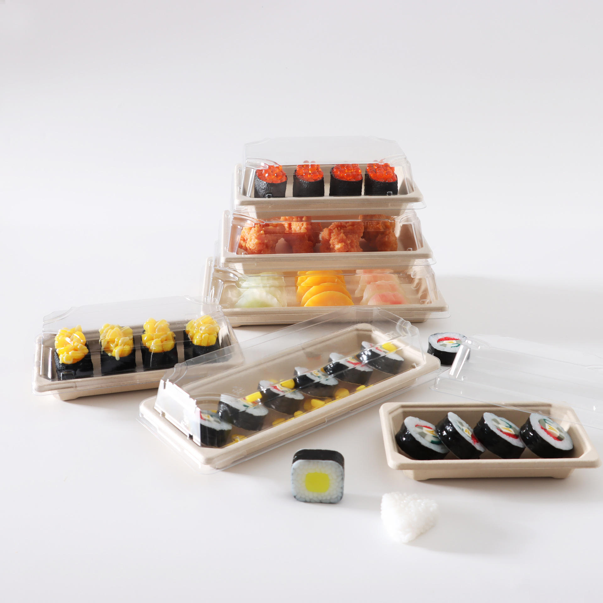 Sushi Eraser Set