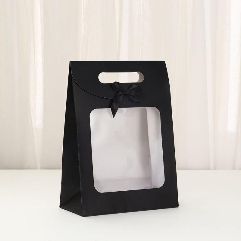 Kraft Paper Gift Bag with Window