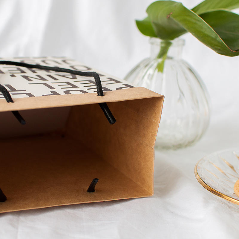  Handle Kraft Paper Gift Box