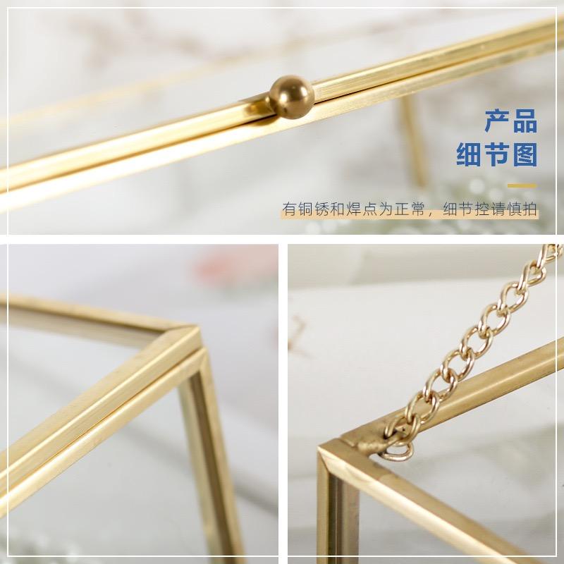 Glass & Gold Jewelry Box