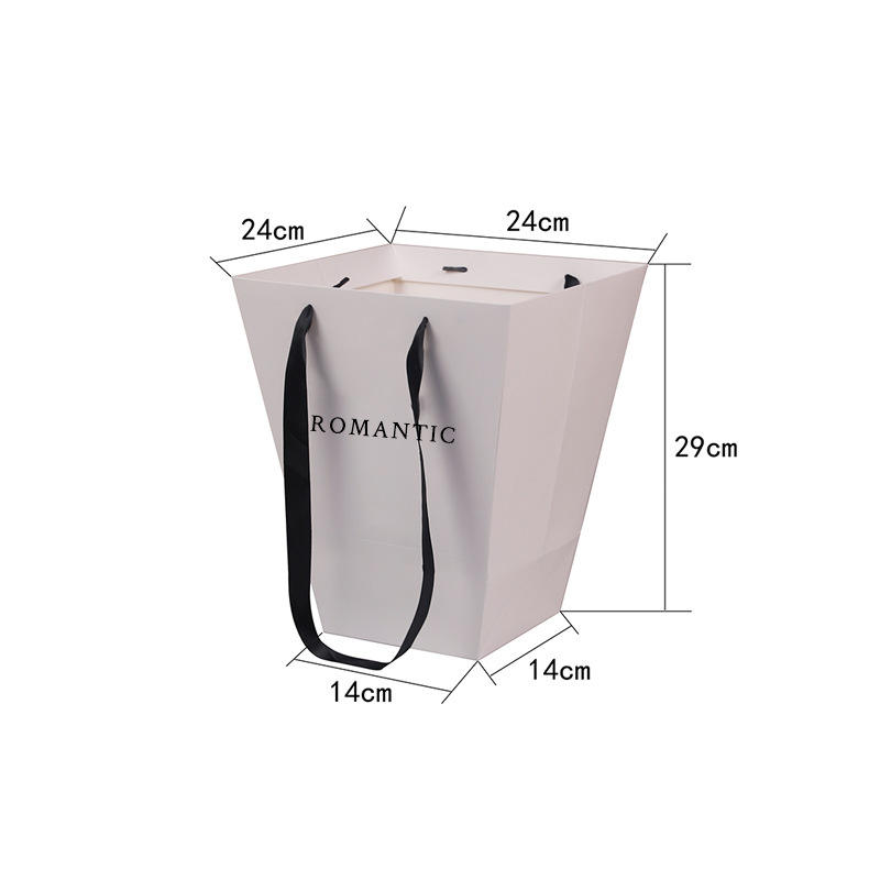 Stylish drawstring paper bag