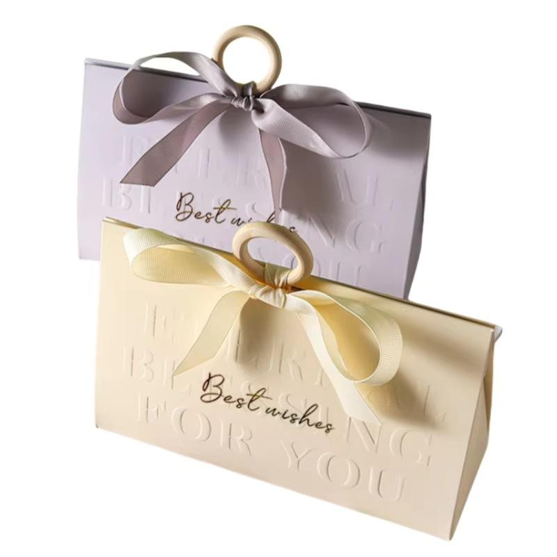 Gift Box with Ribbon Handle