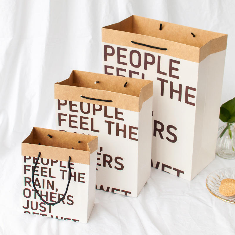  Handle Kraft Paper Gift Box