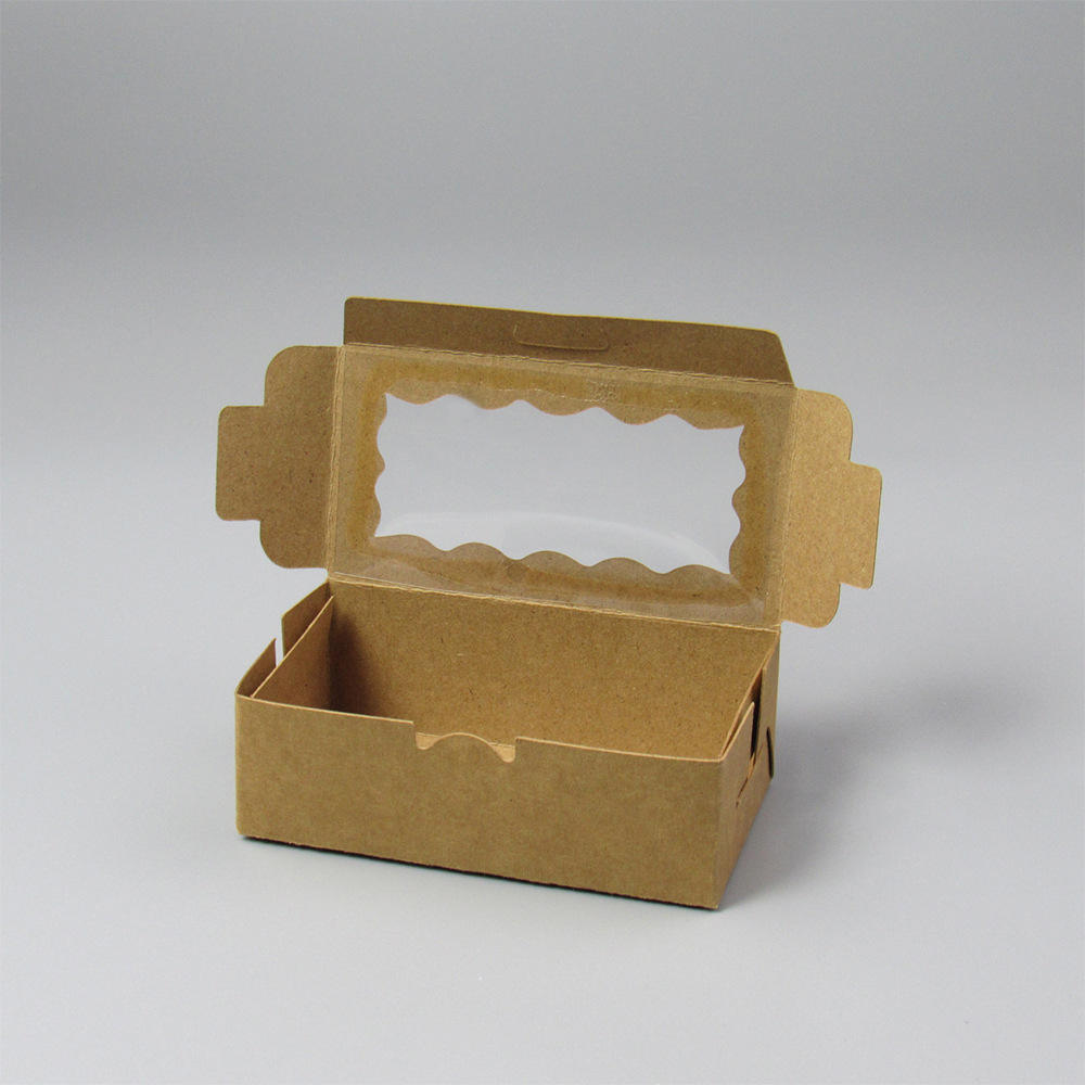 Kraft Bakery Box with Window