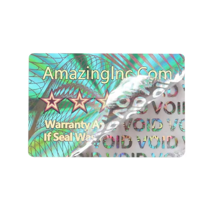 PET Security Sticker - 3D or 2D Printed Personalized Identification Label