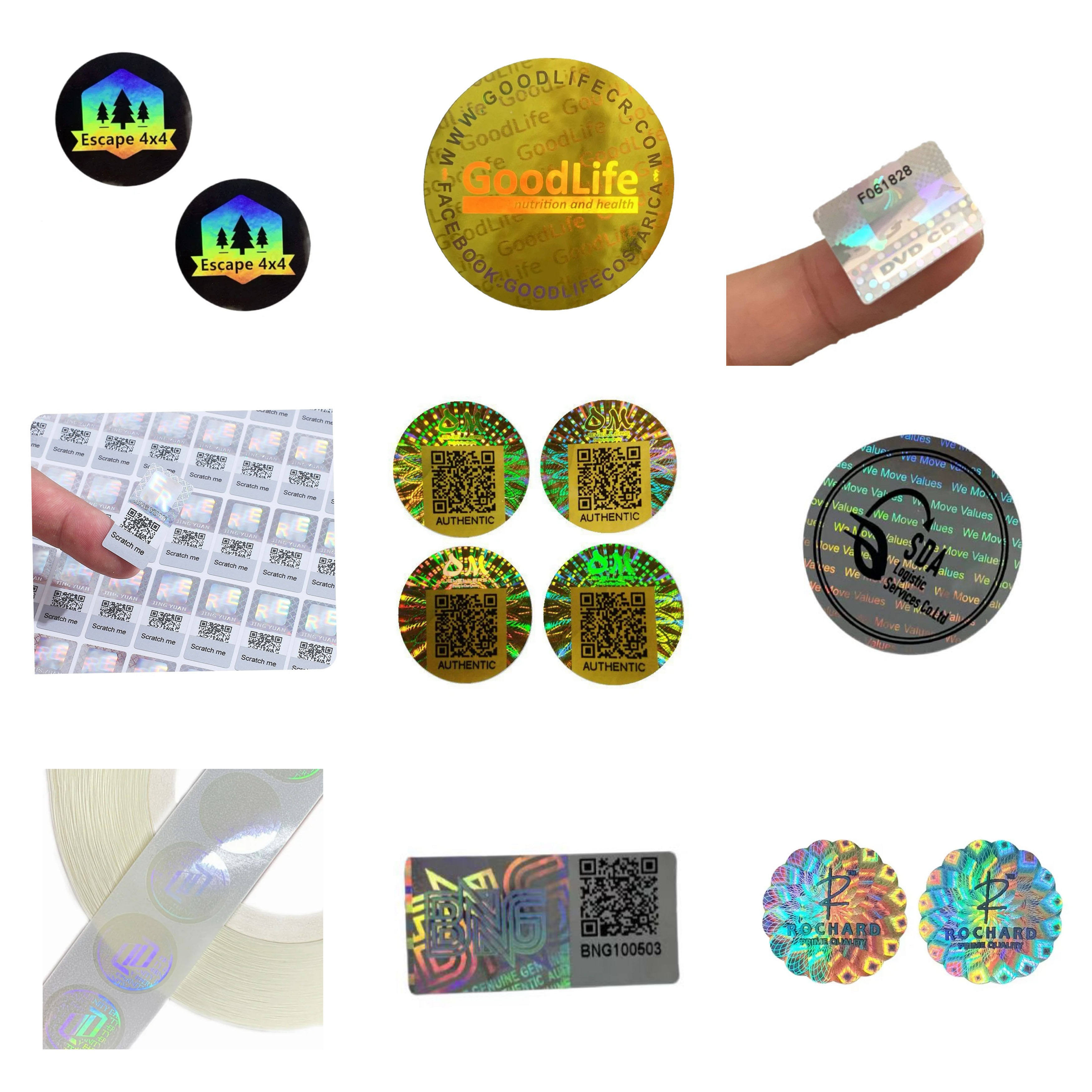 Holographic Original Security Stickers
