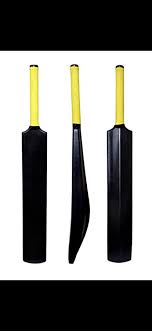 Black Plastic Cricket Bat