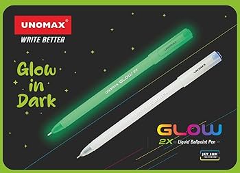 Unomax Glow 2X Liquid Ballpoint Pen