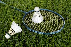 Badminton Racket with Shuttlecocks