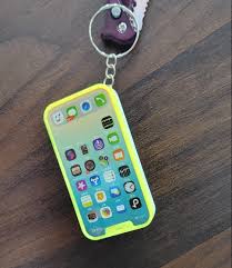 Mobile Phone Design Keychain