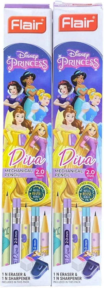 Flair Disney Princess Mechanical Pencil Set