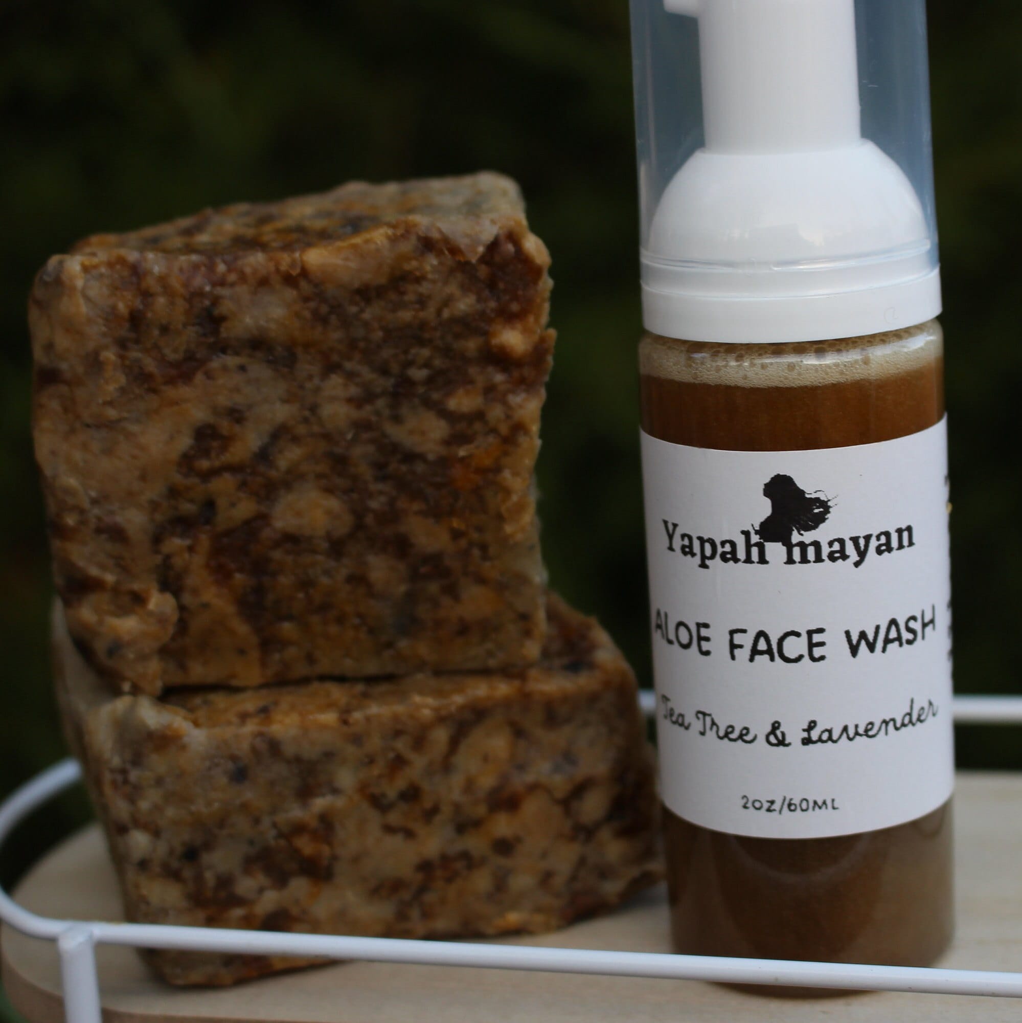 Foaming Aloe Face wash | Tea tree & Lavender, Acne Treatment