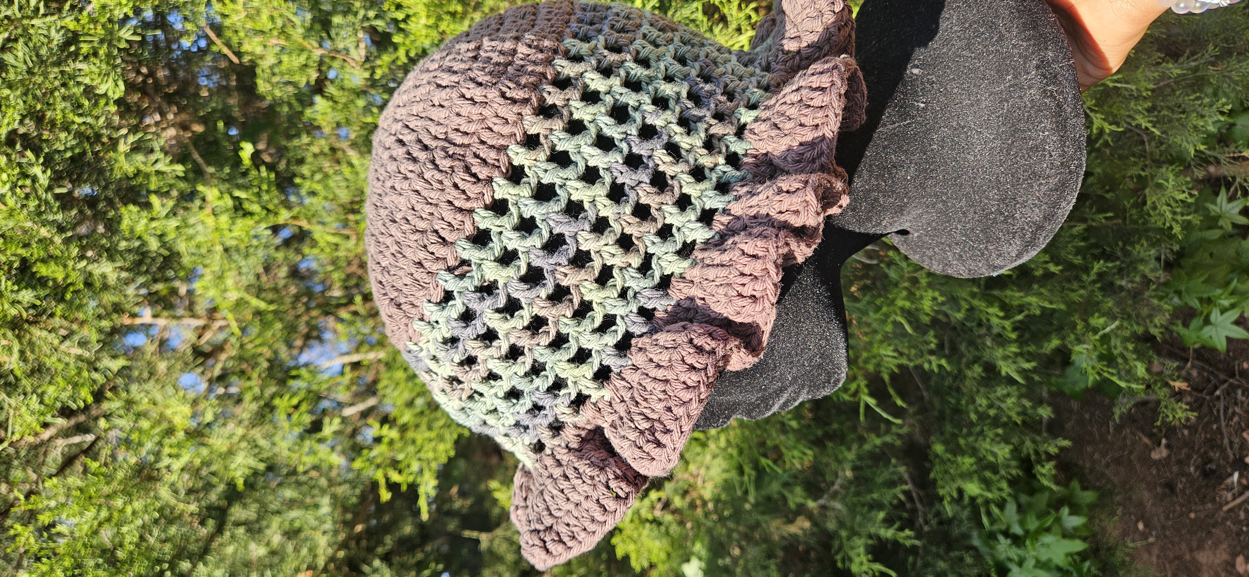 Wavy Ruffle Bucket Hat - Camo Multicolor 2