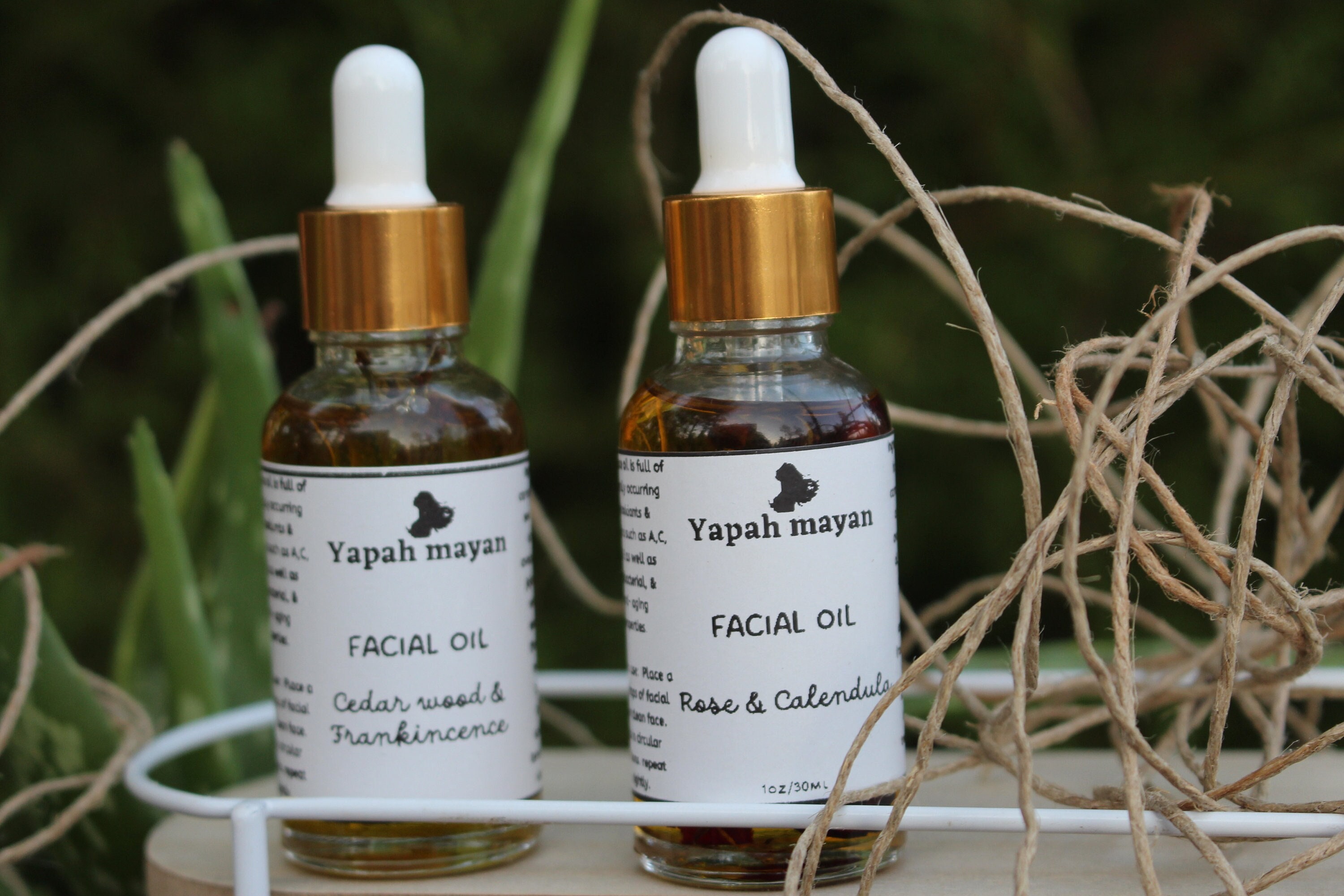 Rose and Calendula | Cedar Wood and Frankincense Facial oil!