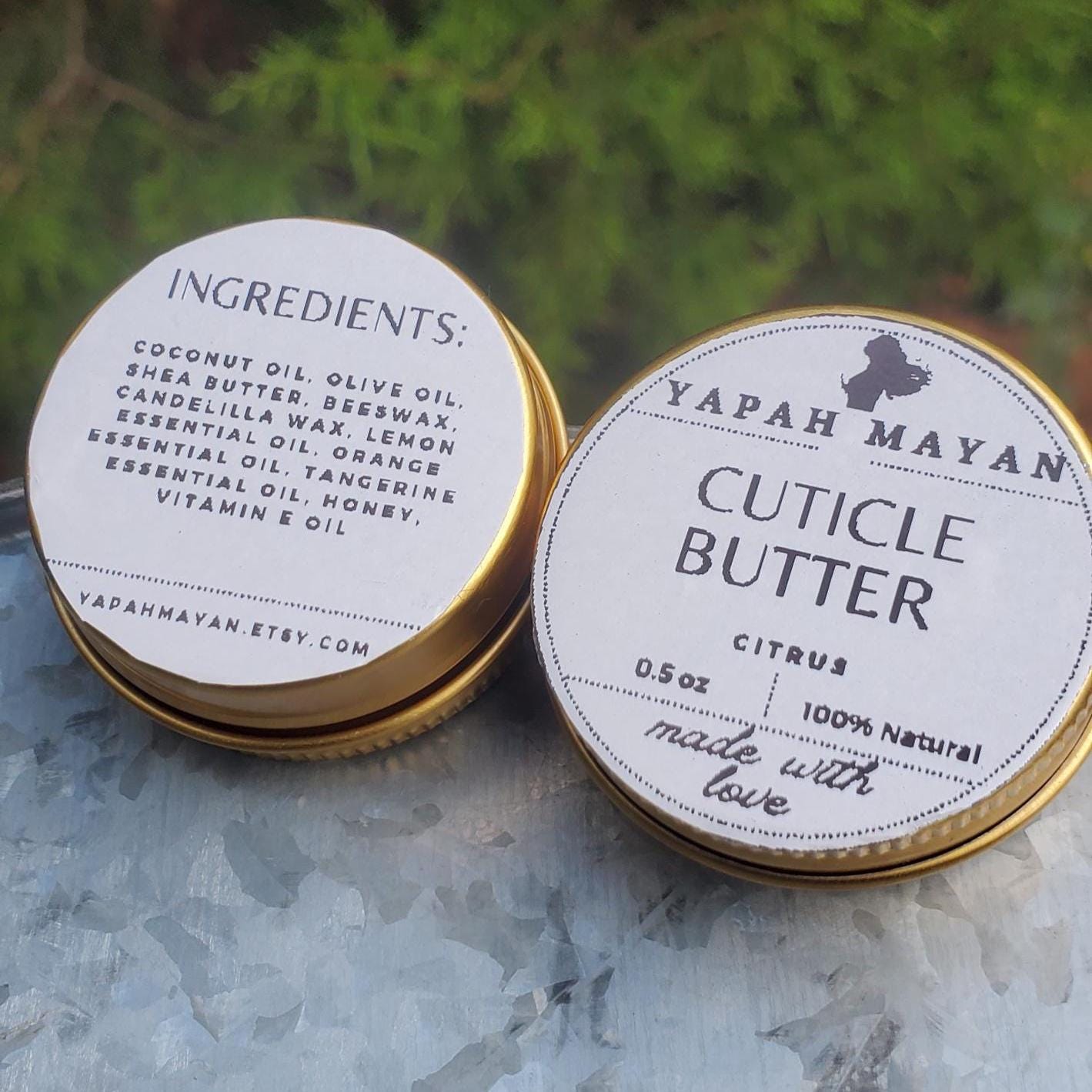 Citrus Cuticle Butter | Natural Nail Balm for Dry Cuticles