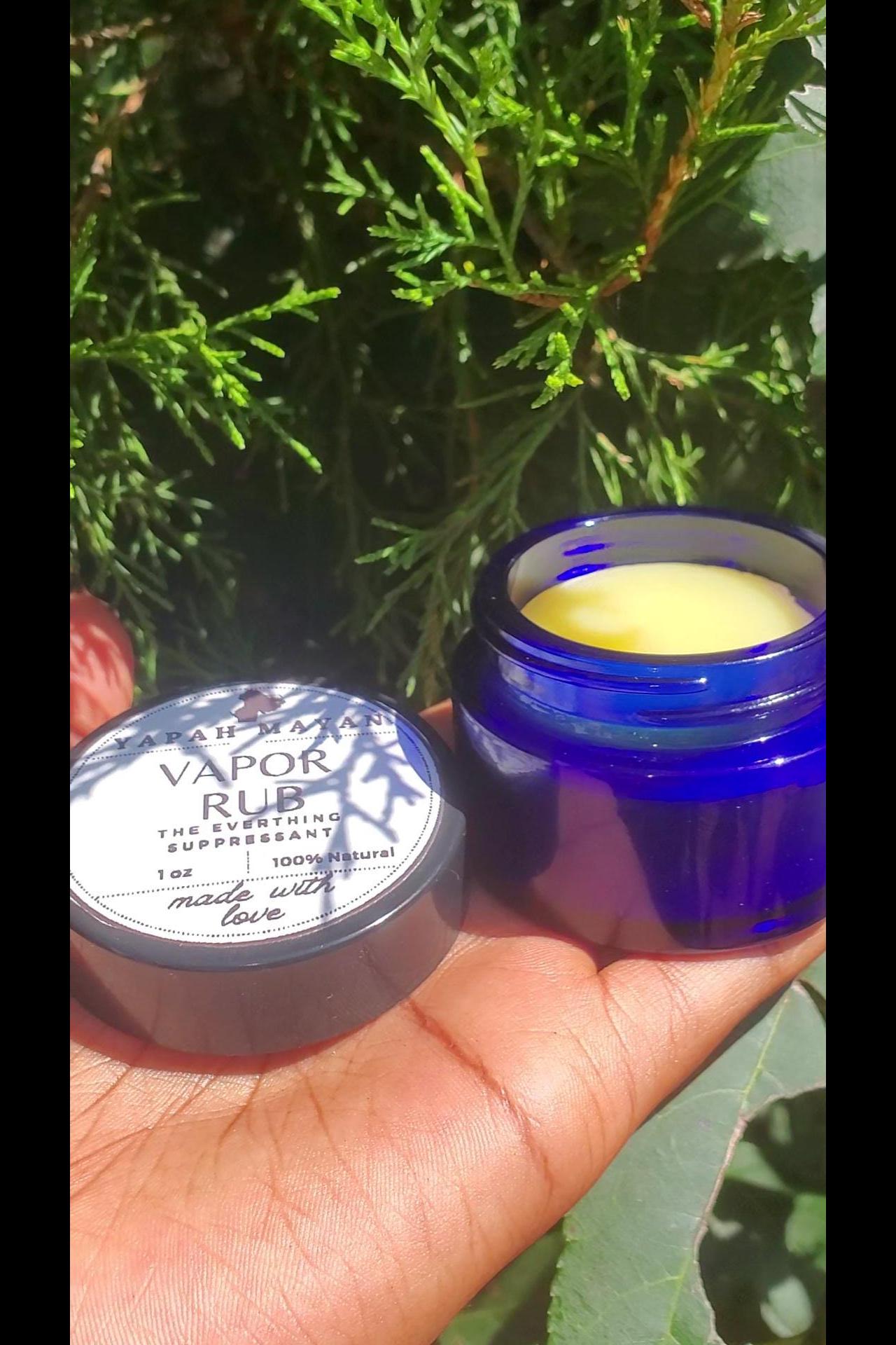 Mayan's Vapor Rub | All natural, no petroleum, very potent! Chest rub | infused with essential oils for Congestion relief, Breathe easy!