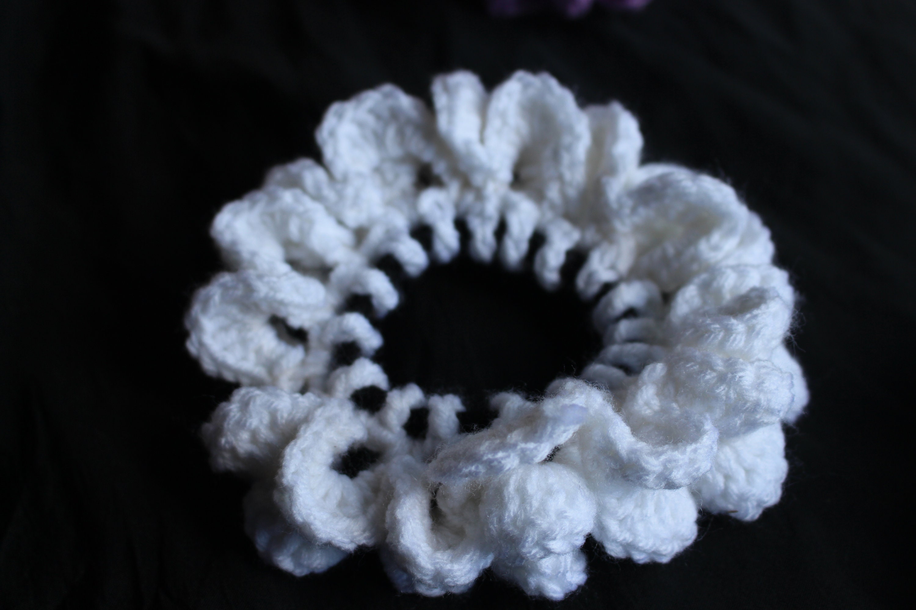 Jumbo Crochet petal Scrunchies!!!