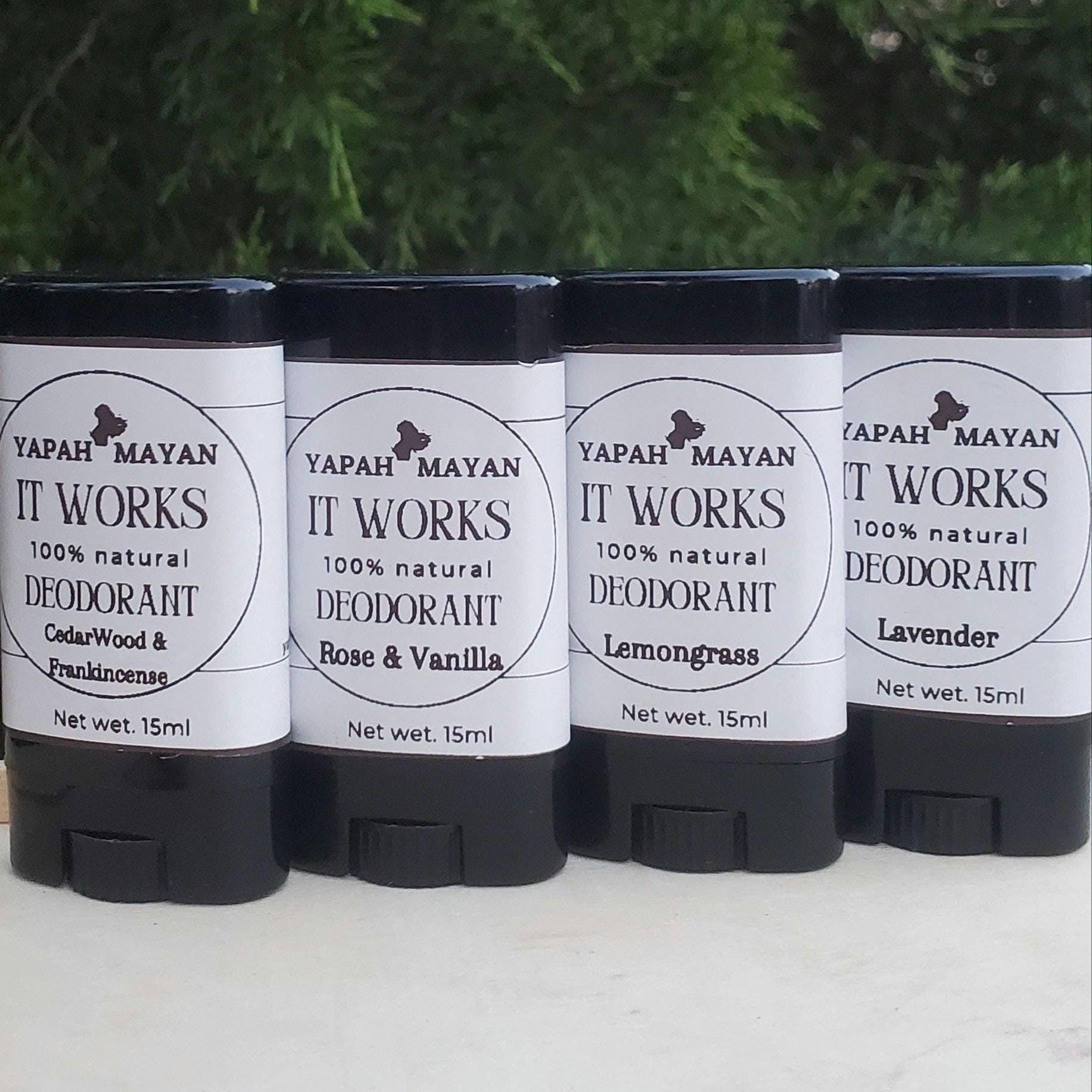 It Works Deodorant!!! Natural Deodorant for men and women that actually works | No chemicals, naturally scented