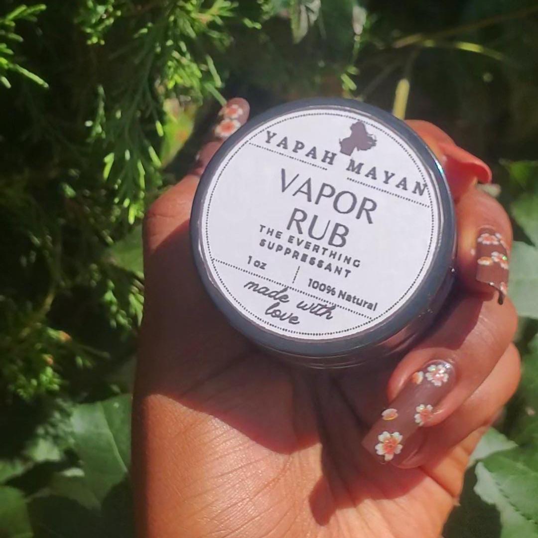 Mayan's Vapor Rub | All natural, no petroleum, very potent! Chest rub | infused with essential oils for Congestion relief, Breathe easy!
