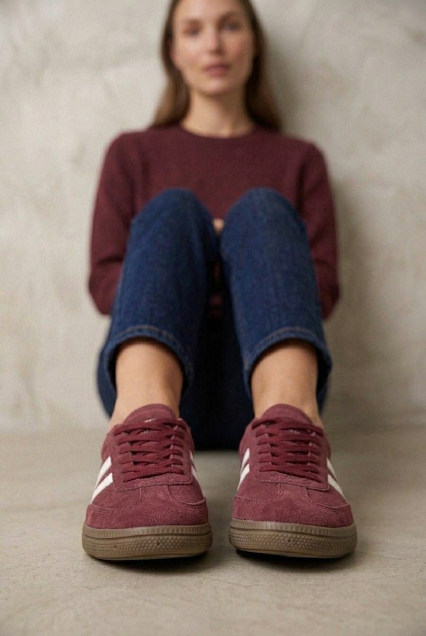 Kadın Çizgili Sneaker