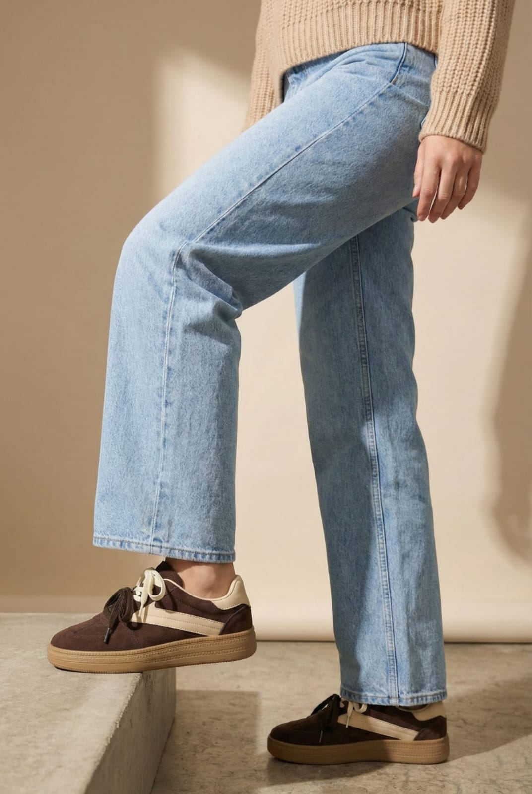 Çift Bağcıklı Kadın Sneaker