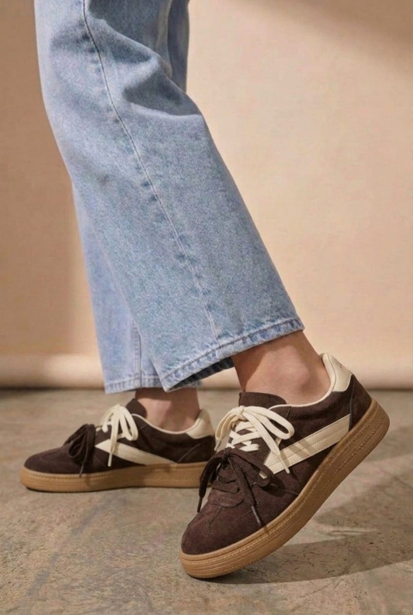 Çift Bağcıklı Kadın Sneaker