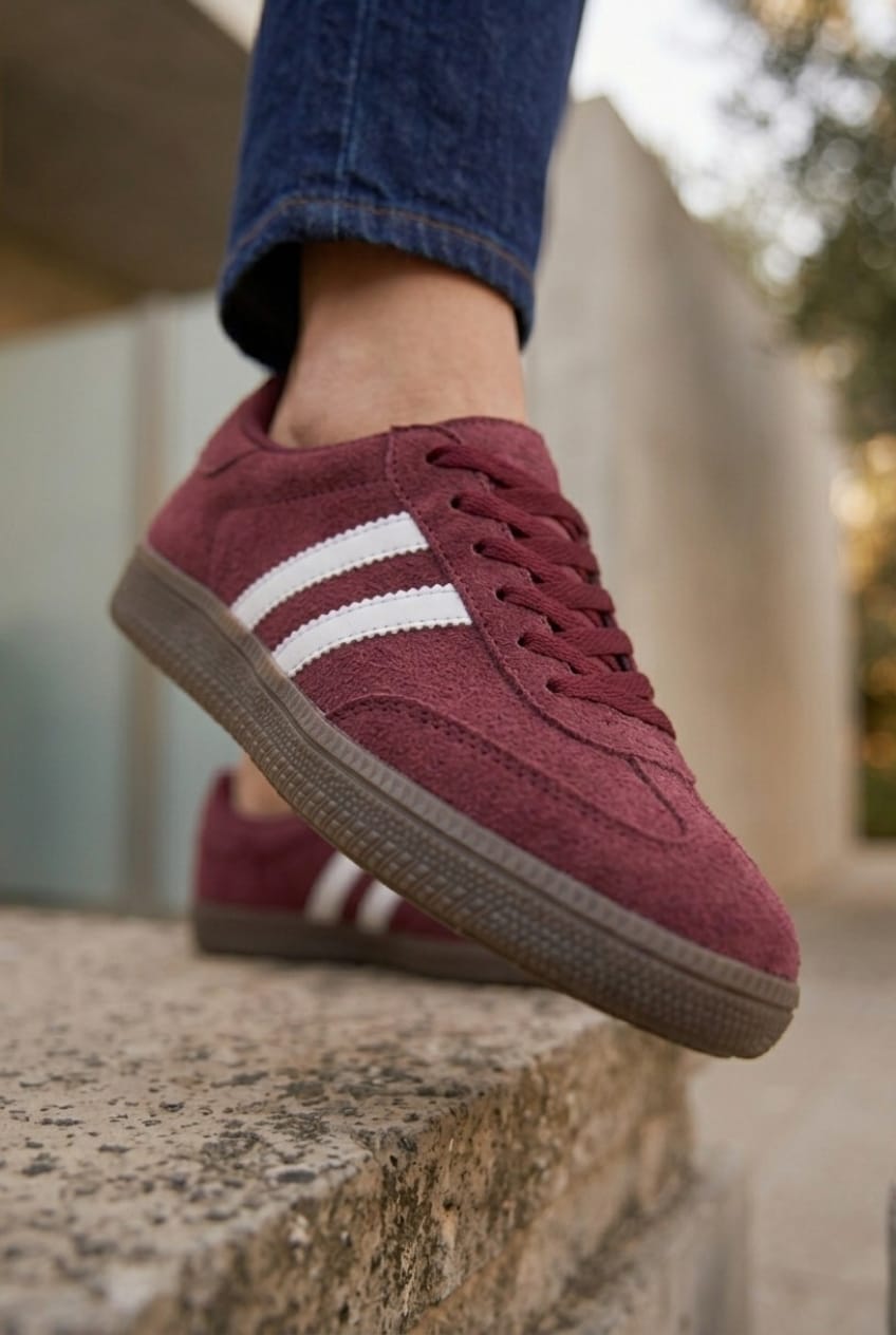 Kadın Çizgili Sneaker