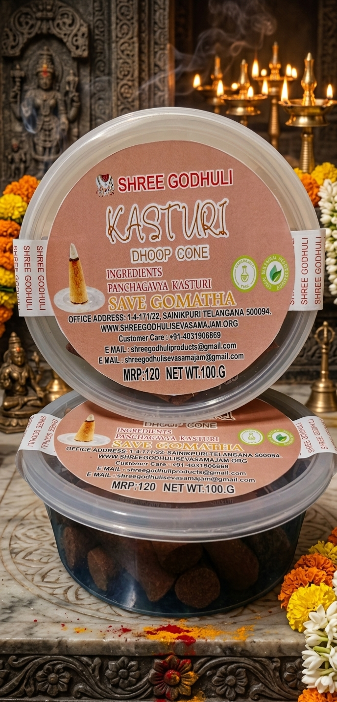 Kasturi Dhoop Cone