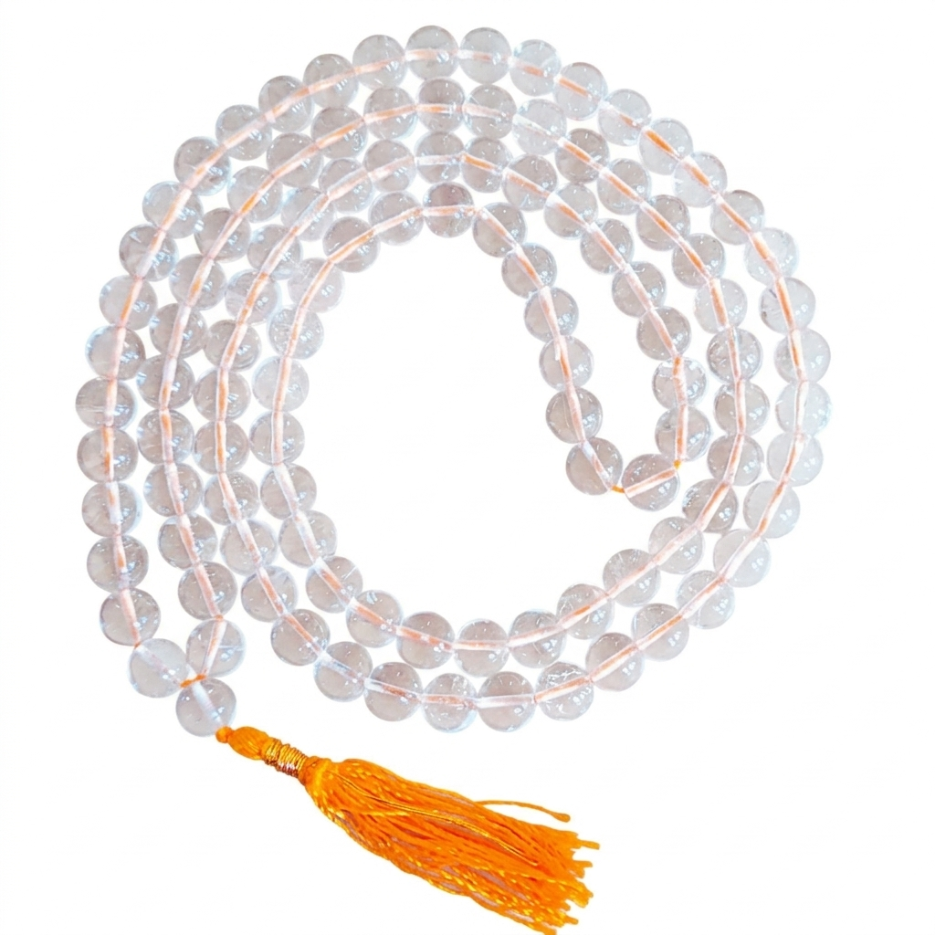 Sphatik Mala 108+1 ,7 MM  