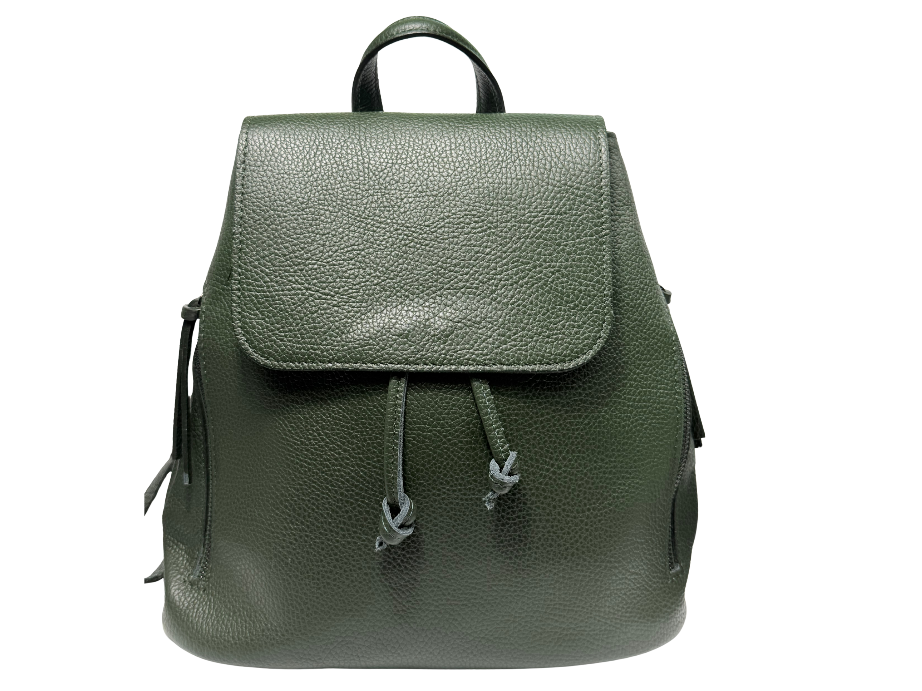 Zelinda Italian Leather Backpack Premium Minimalist Rucksack