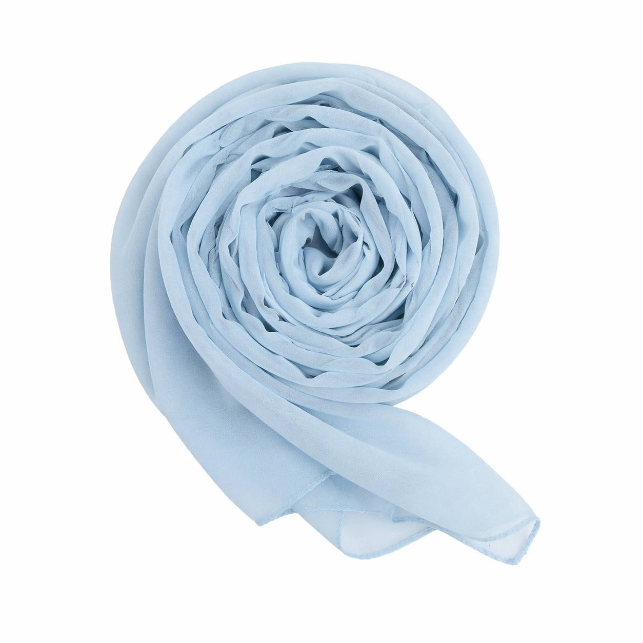 Dubai Cherry Sky Blue Hijab – Premium Soft Wrap