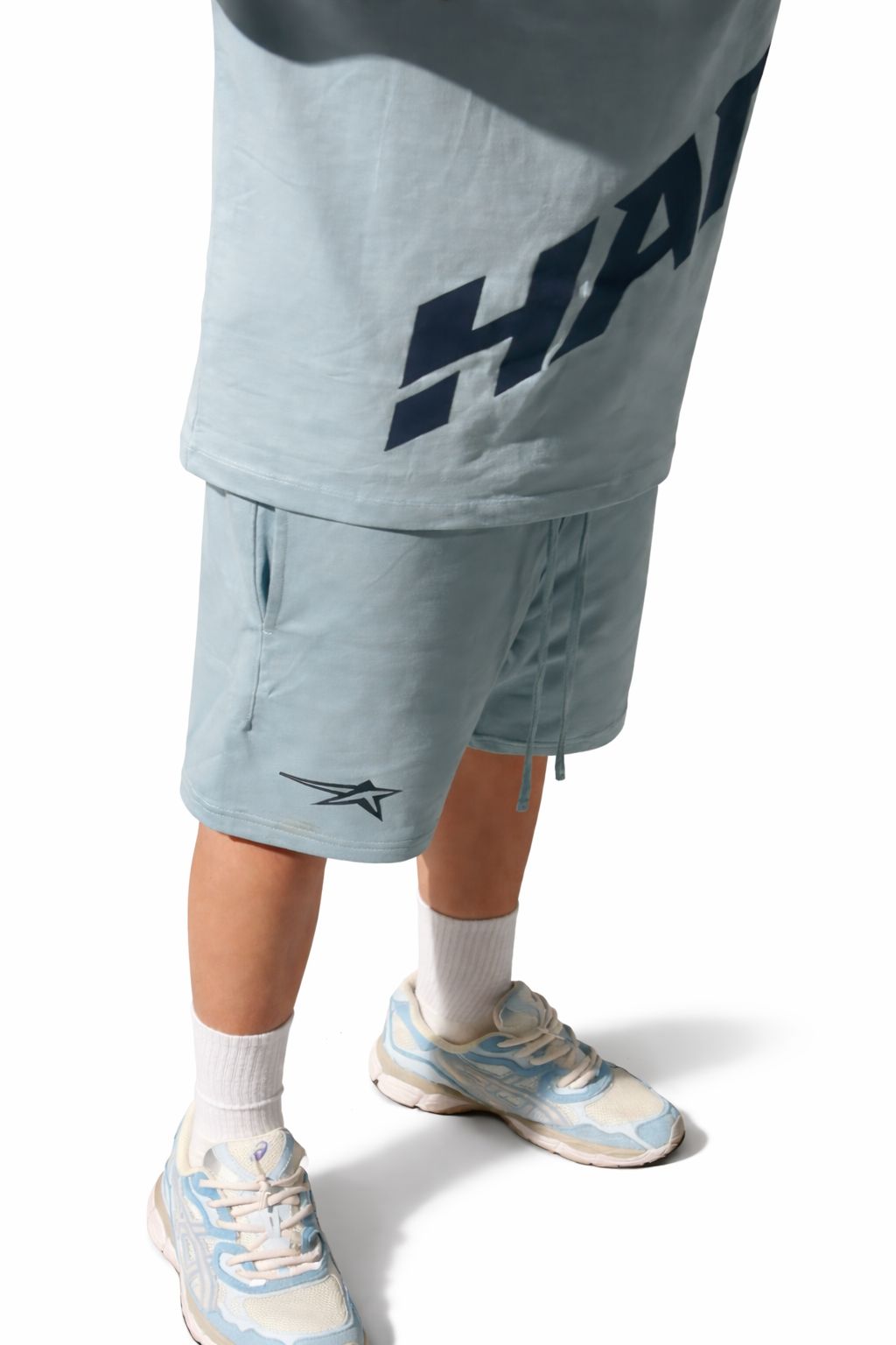 Ensemble Harlox T-shirt & Short Bleu