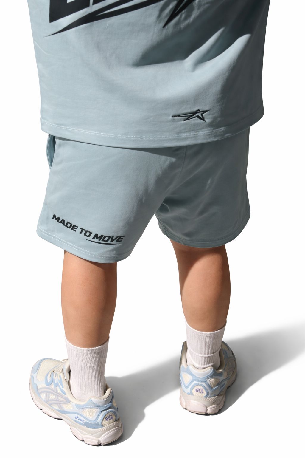 Ensemble Harlox T-shirt & Short Bleu